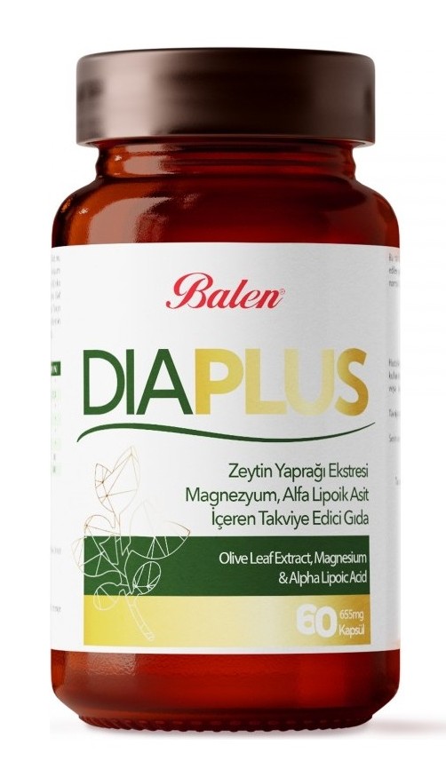 Balen Dia Plus Zeytin Yap. Magnezyum & Alfa Kapsül