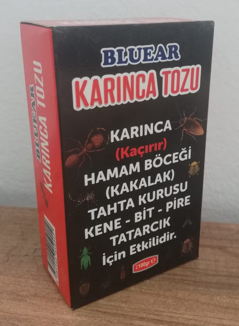 Bluear Haşere Kovucu Karınca + Hamam Böeceği + Kene + Bit + Pire + Tatarcık + Tahta Kurusu