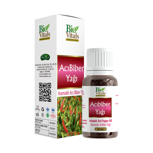 Bio Vitals Acı Biber Yağı 20 ml