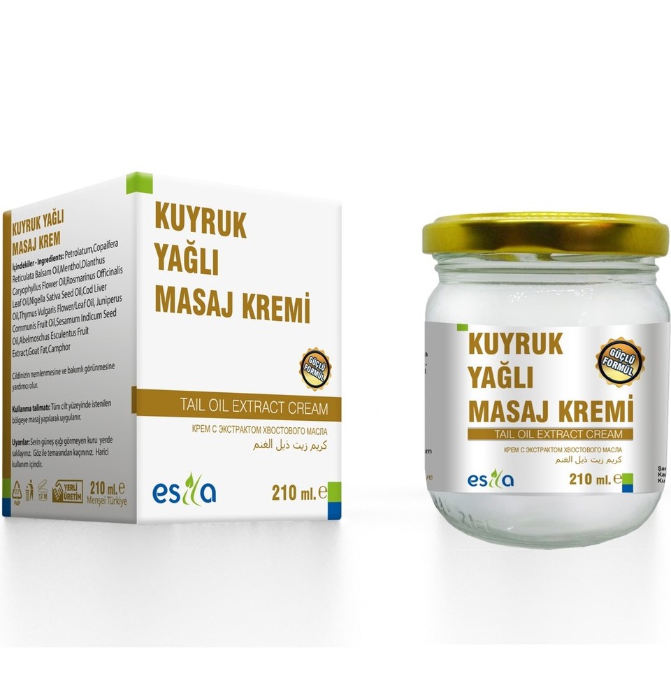 Esila Kuyruk Yağlı  Bamya Tohumlu Krem 210 ml