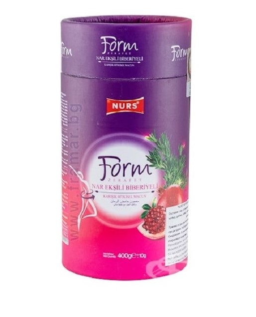 Nurs Lokman Nar Ekşili Biberiyeli Form Macun 400