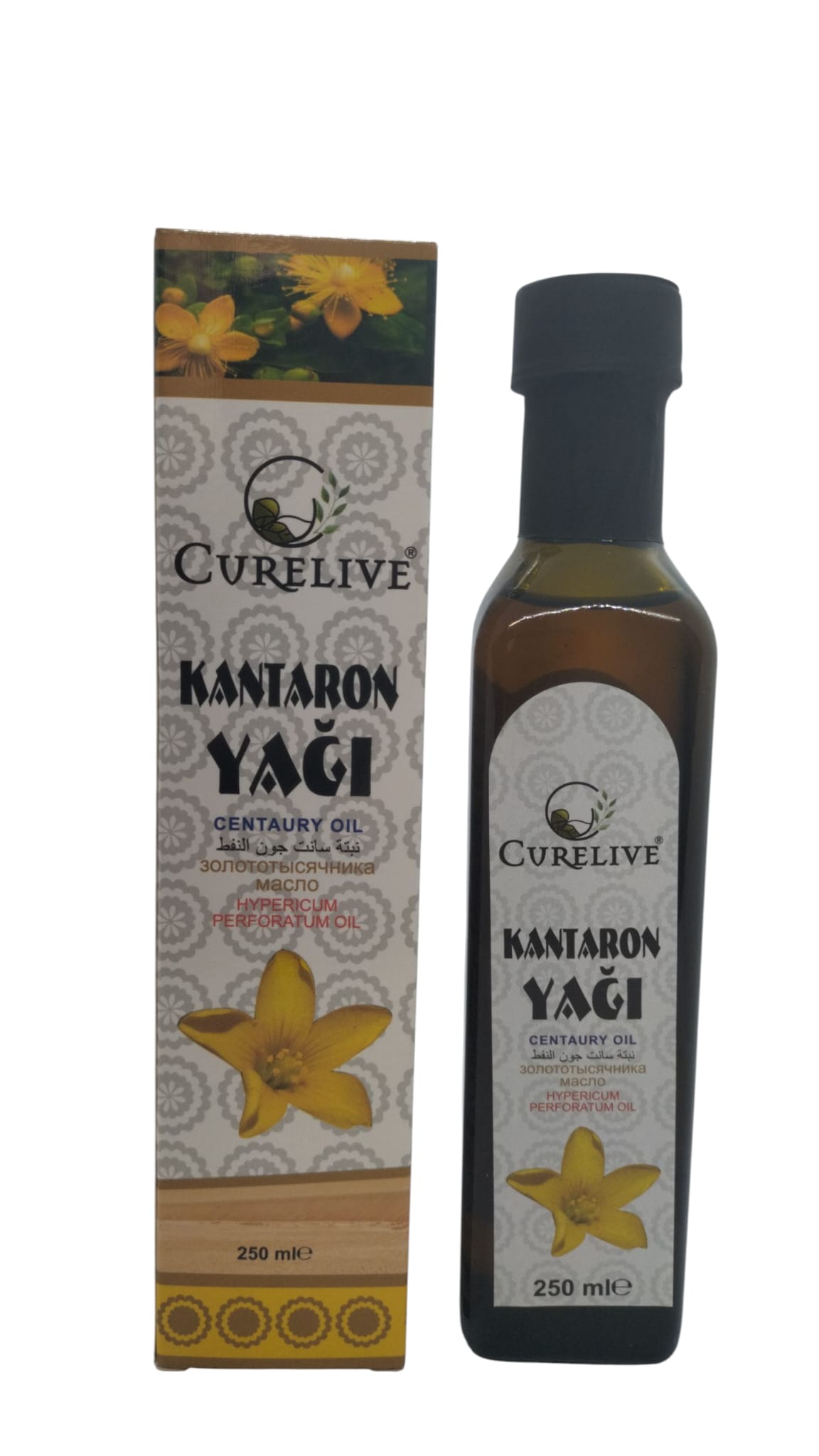 CURELİVE KANTARON YAĞI 250 ML