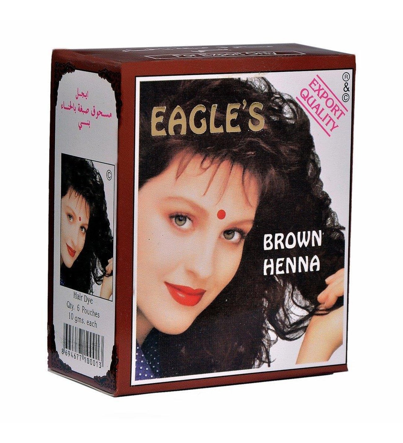 Eagle's Orijinal Hint Kınası Kına Saç Kınası Boyası Kahverengi - Brown Henna