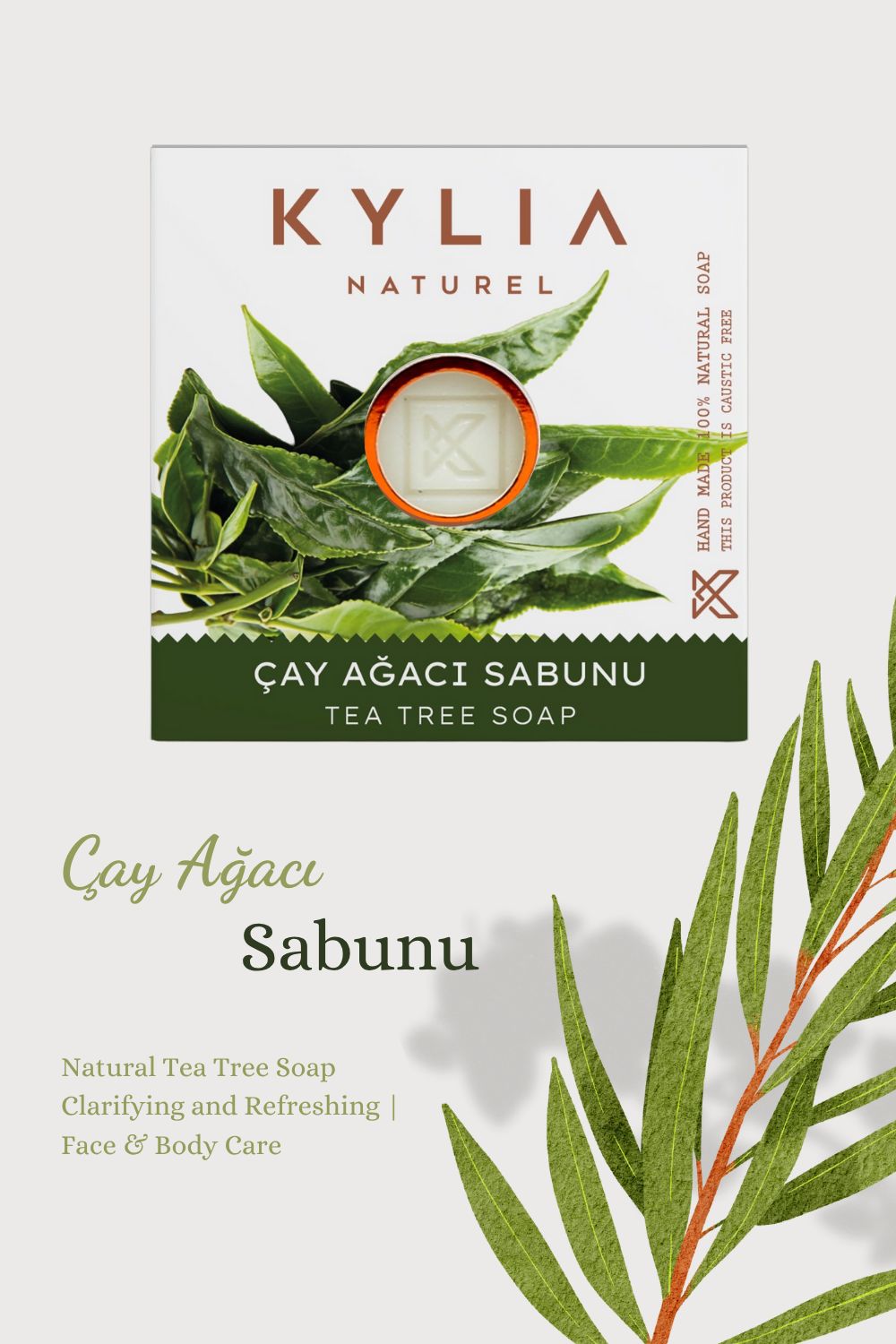 Kylia  Naturel Çay Ağacı Sabunu 125 gr Sabun