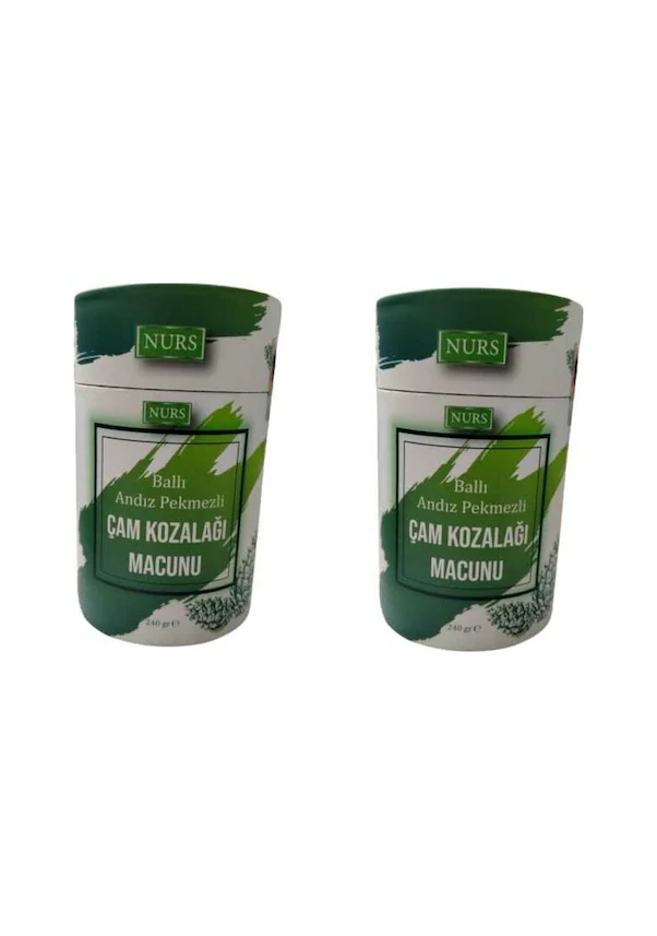 Nurs Ballı ve Pekmezli Çam Kozalağı Macunu 2 x 240 G Çam Kozalak Macun