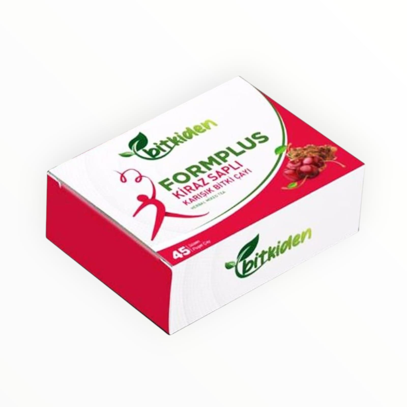 Organik KİRAZ SAPLI KARIŞIK BİTKİ ÇAYI 45 Lİ BİTKİDEN