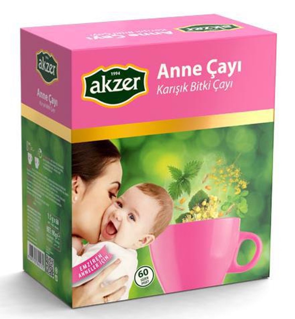 Akzer 60'lı Anne Sütü Arttırıcı Çay