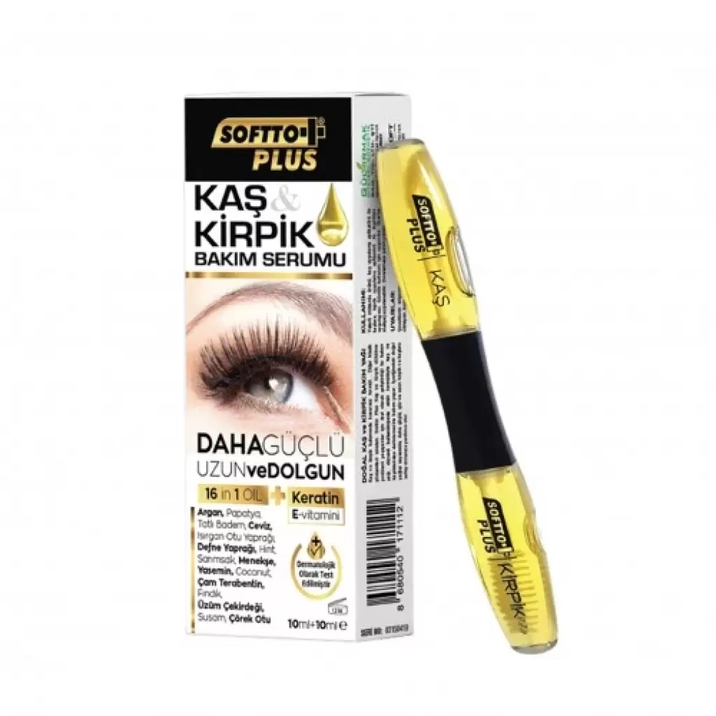 Softto Plus Doğal Kaş Kirpik Bakım Serumu 20 ml