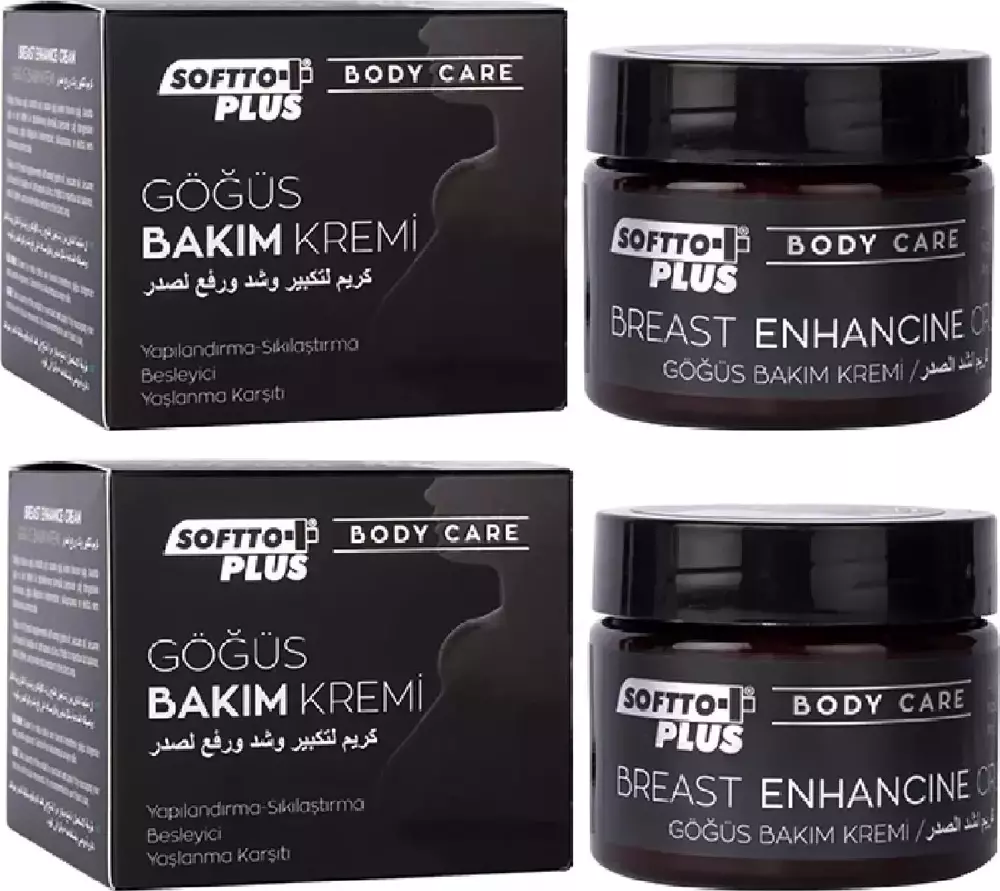 Softto Plus Göğüs Bakım Kremi 100ml, 2Adet, Softto Plus