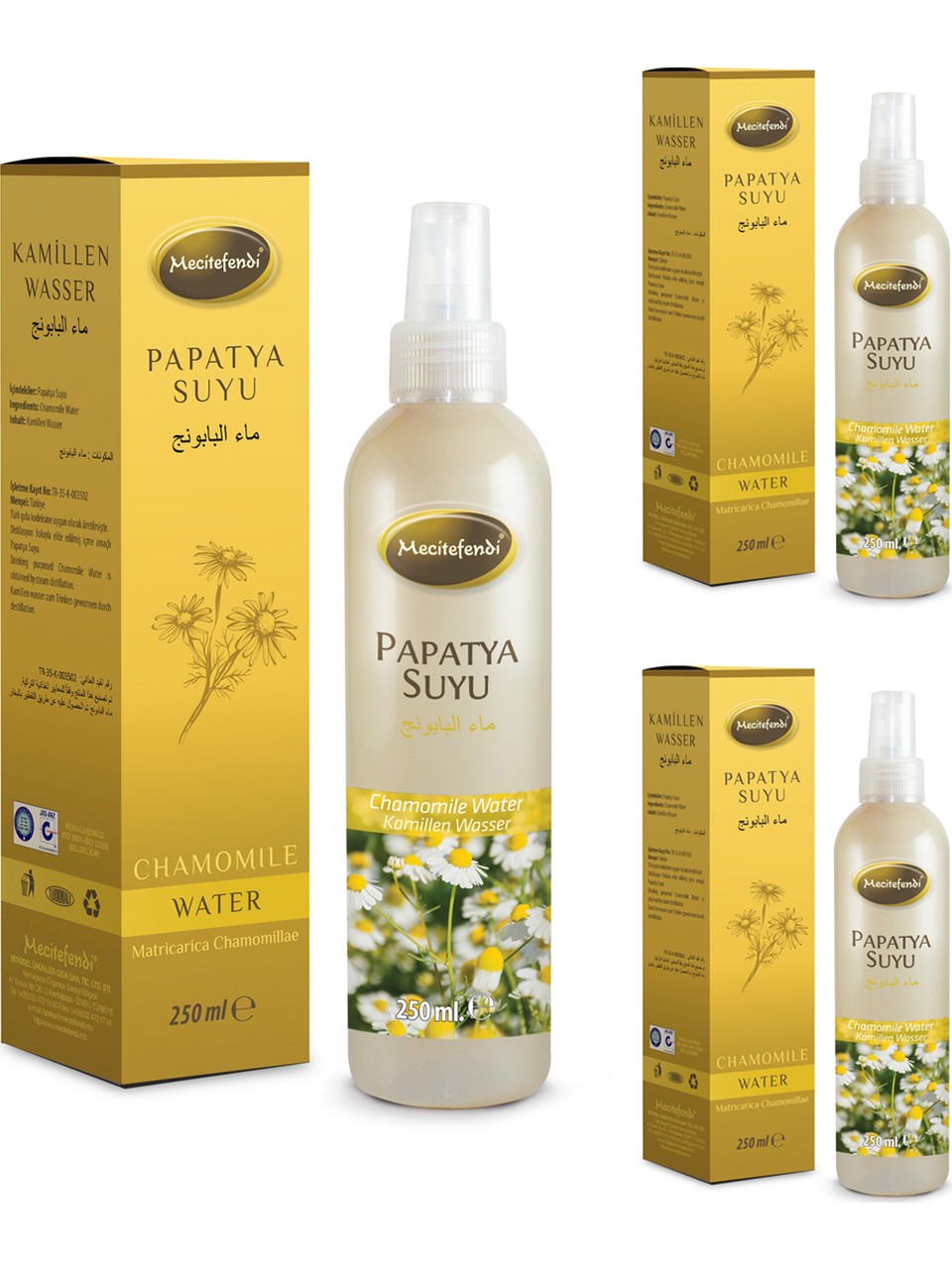 Mecitefendi Papatya Suyu 250 ml x 3