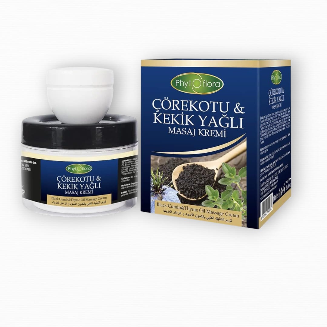 Mindivan Phyto Flora Çörek Otu Otlu Çörekotu Kekik Yağlı Masaj Kremi 100 ml