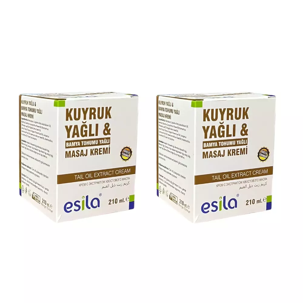 Esila Kuyruk Yağı masaj Kremi 210 ml x2 Adet