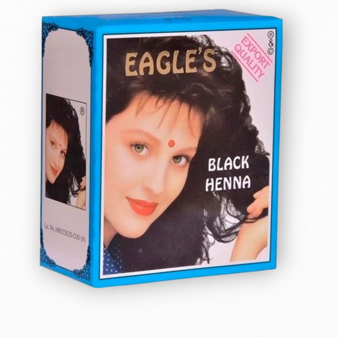Eagle's Siyah Hint Kınası 6'lı Paket Saç Kınası Kına Baoyası