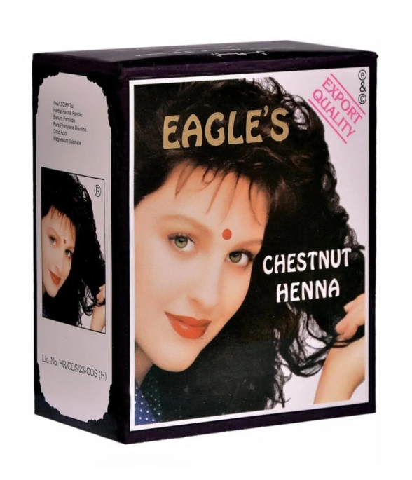 Eagles Hint Kınası Kına Saç Kestane/Chesnut - 6 ADET