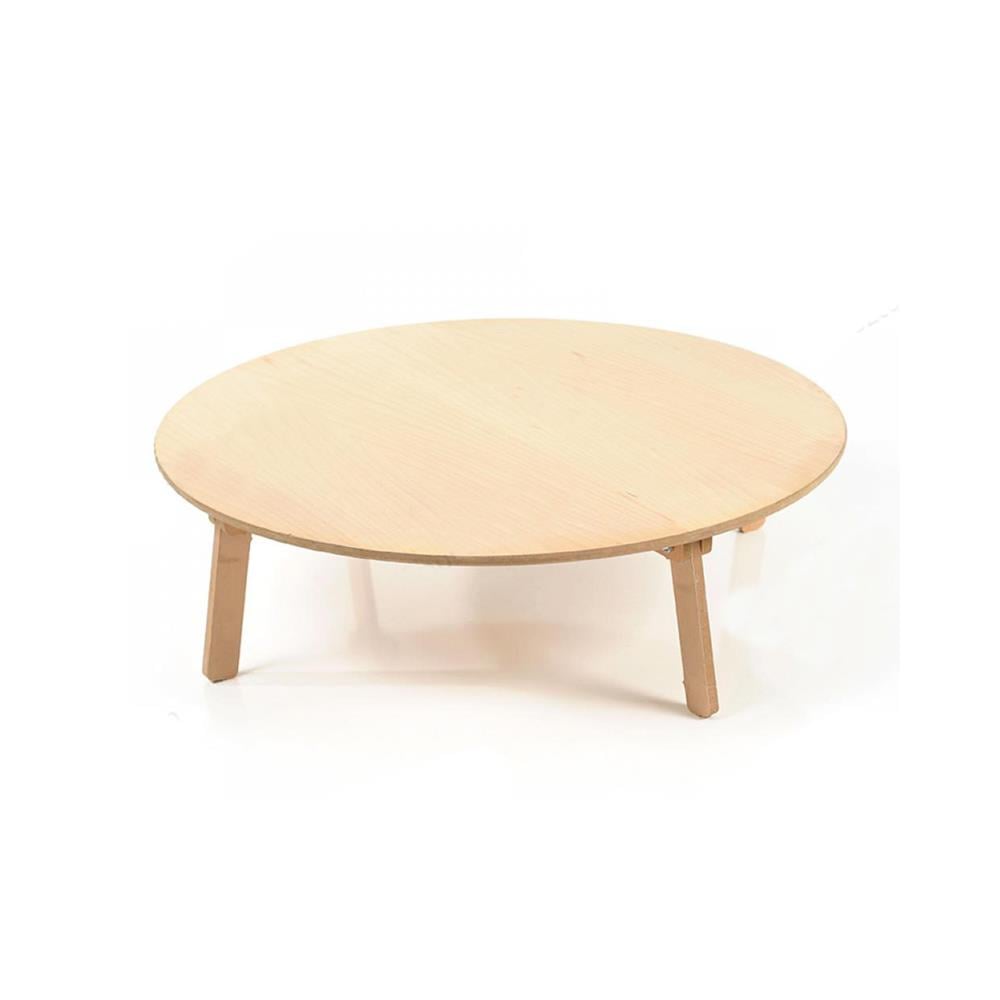 Katlanır Yufka Açma Tahtası MDF Ahşap Sofra Yer Sofrası Kaydırmaz Yüzeyle Tam Profesyonel 50 cm