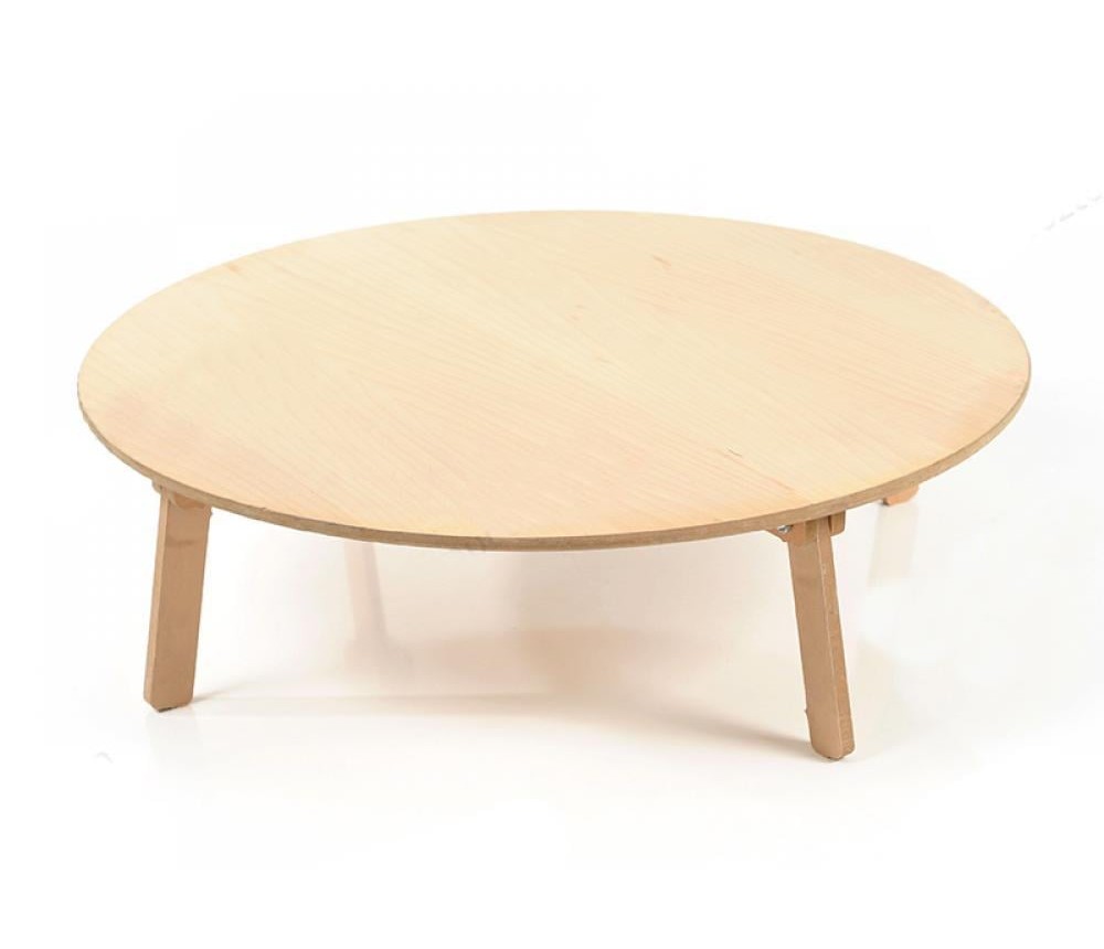 Katlanır Yufka Açma Tahtası MDF Ahşap Sofra Yer Sofrası Kaydırmaz Yüzeyle Tam Profesyonel 80 cm