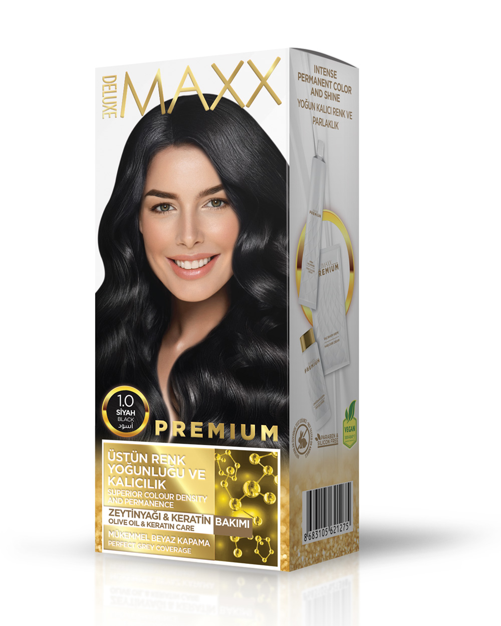 Maxx Deluxe Premium 1.0 Siyah Saç Boyası