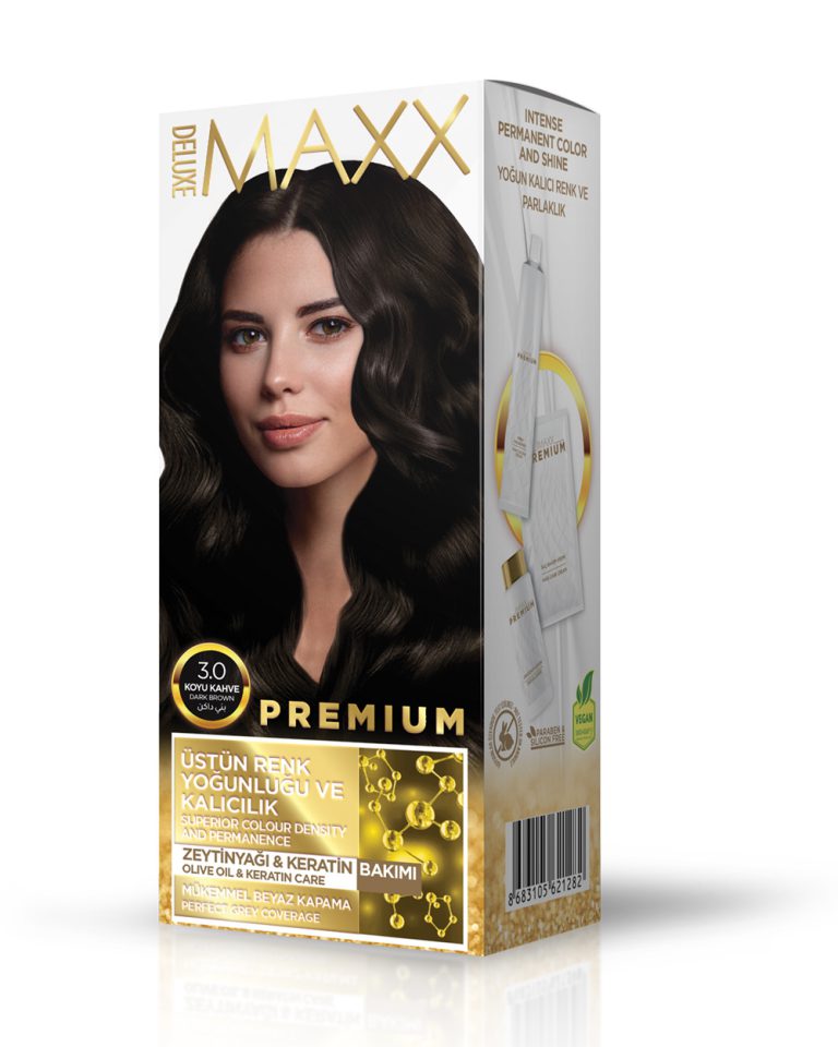 Maxx Deluxe Premium 3.0 Koyu Kahve Saç Boyası
