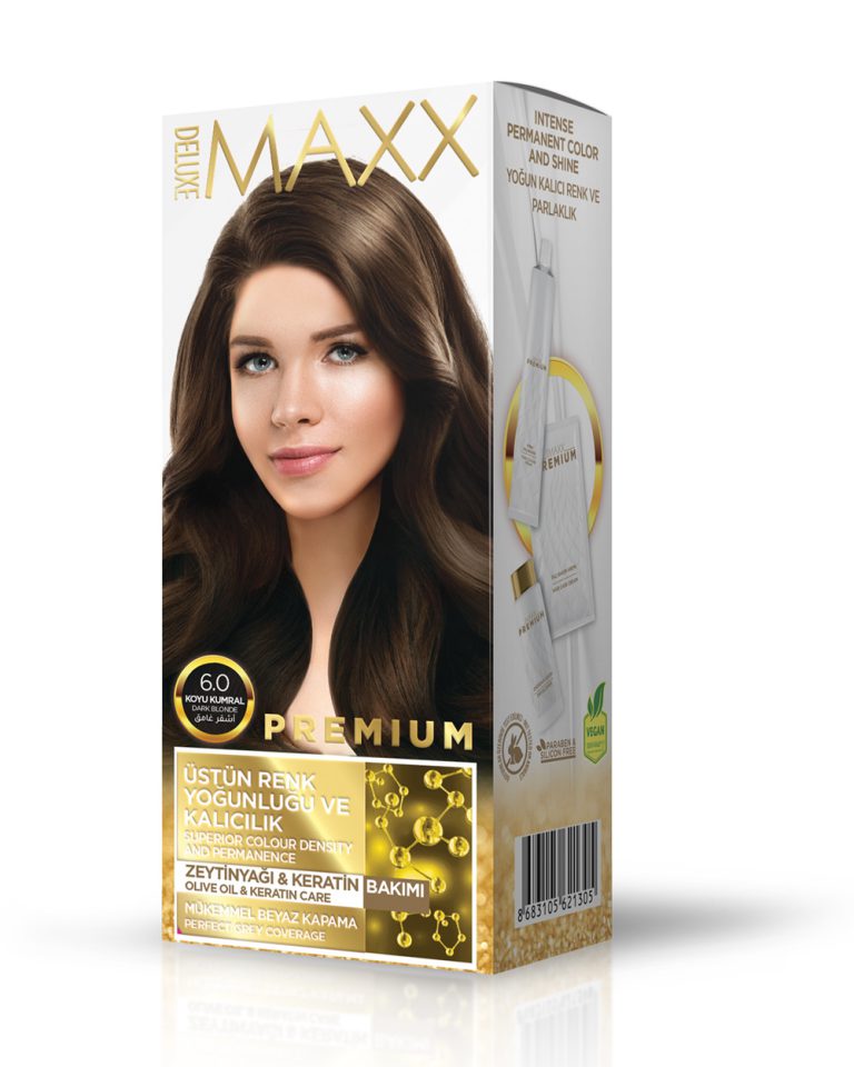 MAXX DELUXE Premıum 6.0 Koyu Kumral Saç Boyası