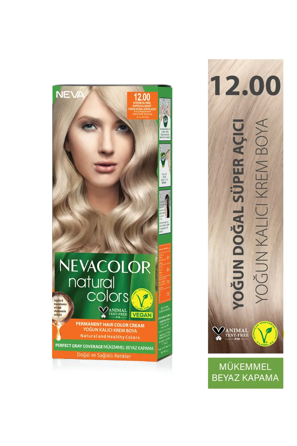 Nevacolor Neva Color Natural Colors 12.00 Yoğun Doğal Süper Açıcı Saç Boyası