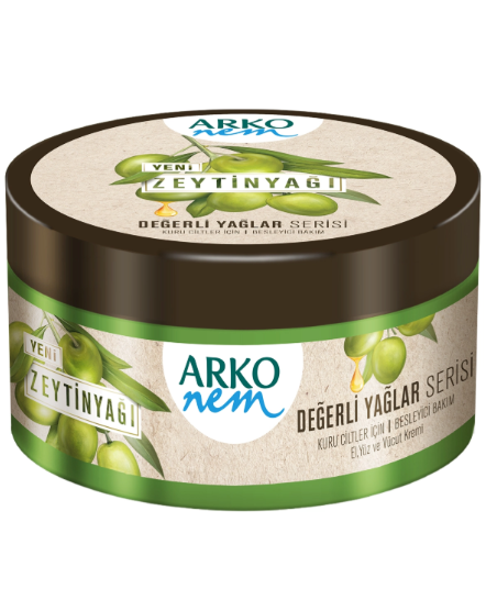 Arko Nem Değerli Yağlar Zeytinyağlı 250 ml Nemlendirici Krem